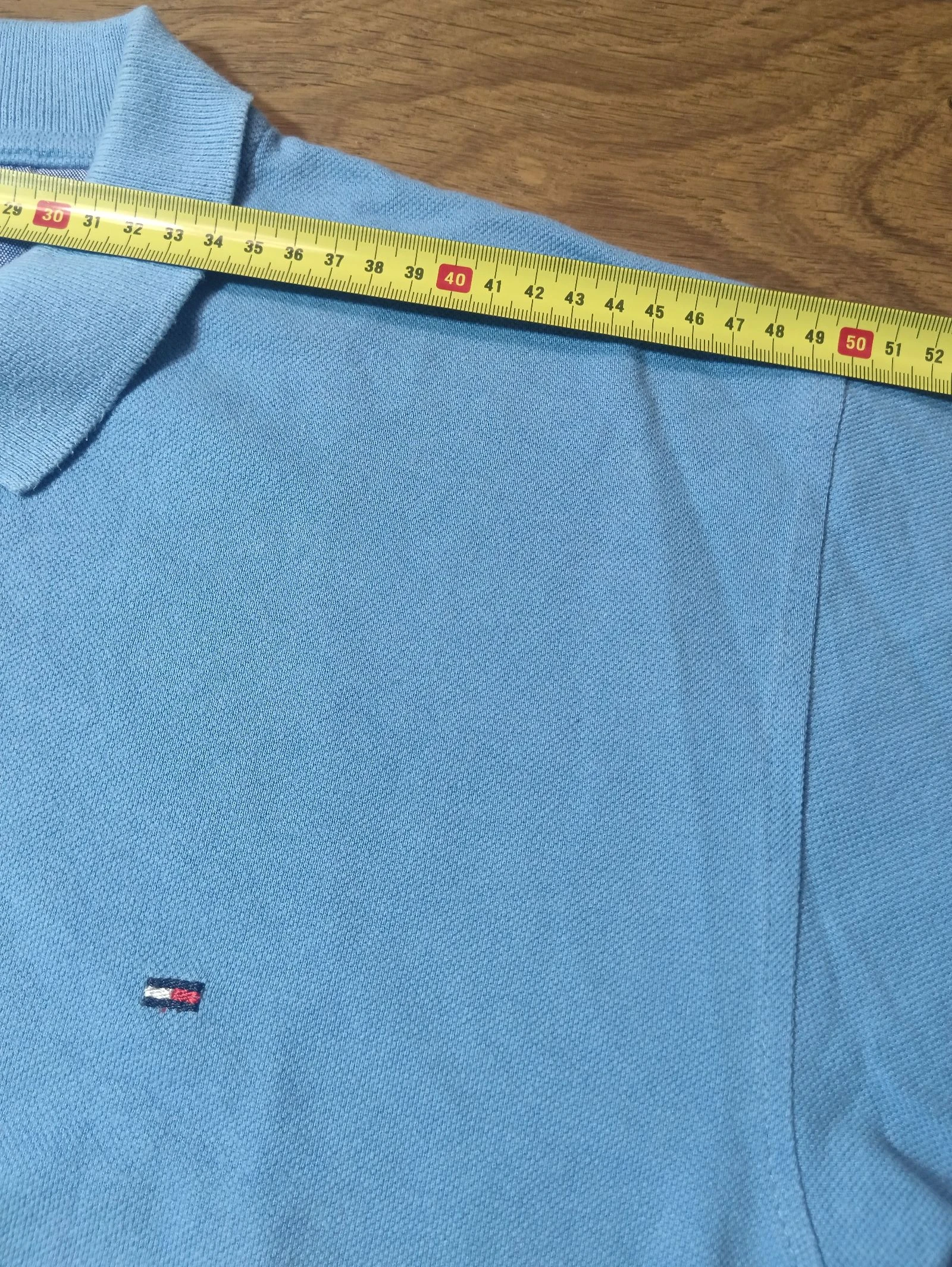 Polo Tommy Hilfiguer Bluesky vintage XL – photo 7